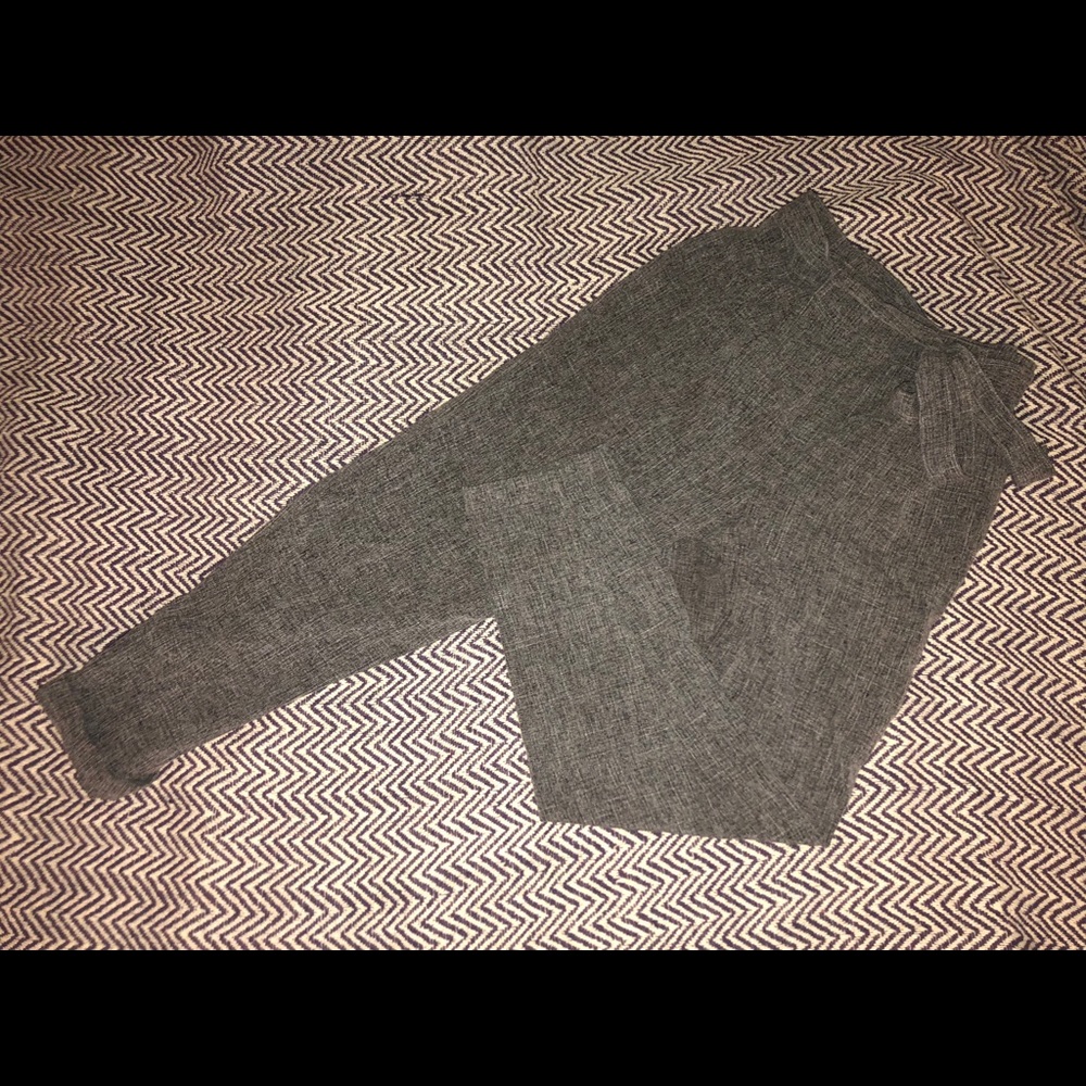 ASOS Paperbag Waist Check Pants